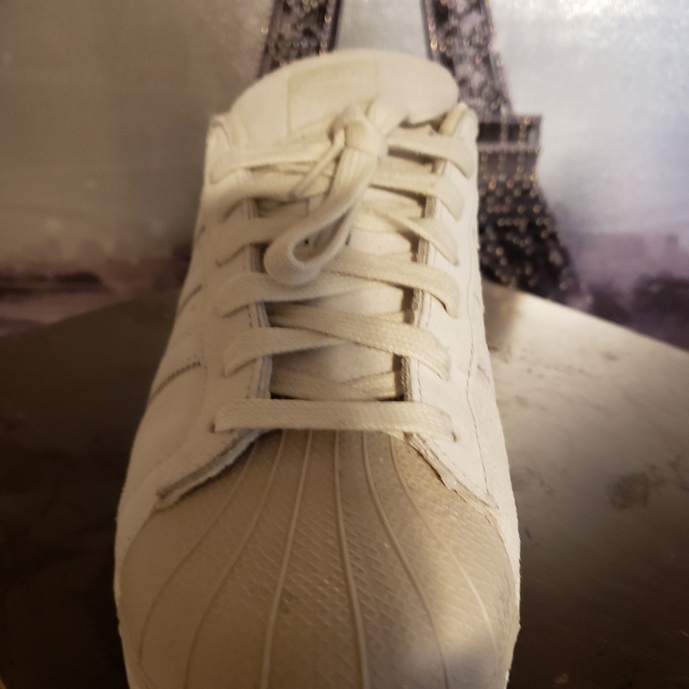 ADDIDAS SUPERSTAR TONAL GREY SUEDE - Picture 5 of 9